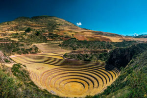 Moray terrazas de cultivo andina