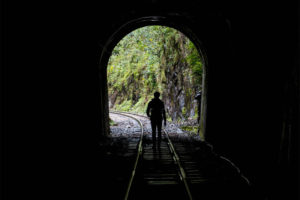Túnel de camino a Machu Picchu